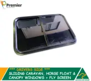 Caravan Motorhome Horse Float RV sliding window D/S L/T 800 mm(w) x 600 mm(h)