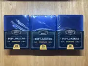 75 New Standard Size Top Loaders Fits Regular Size 3x4 Cards Brand New