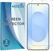 MEZON [3 Pack] Premium Hydrogel Film for Samsung Galaxy S25 (6.2") - Clear Fingerprint Unlock Edge-to-Edge Full Coverage Screen Protector (Galaxy S25, Hydrogel)