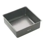 Mastercraft 25cm Heavy Loose Base Non-Stick Square Deep Cake Pan Baking Black