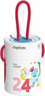 Mideer Washable Twistable Crayons Set for Kids - Non-Toxic Jumbo Crayons with Palm Grip, Perfect Art Tools for Boys and Girls, Ideal Birthday Gift, Silky and Washable Paint Crayons for Ages 3+