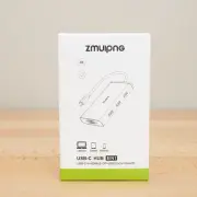 Zmuipn USB C Docking Station Dual HDMI DisplayPort Monitor for laptop 8 in 1