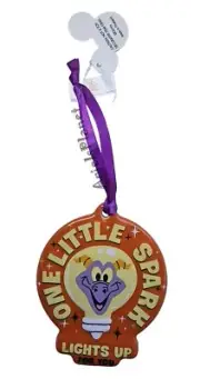 2023 Disney Parks Figment One Little Spark Lights Up for You Ceramic Ornament