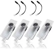 URSTOUD Compatible LED Car Door Light Projector Courtesy LED Laser Welcome Ghost Shadow Light Logo Lamps for E70 E90 E60 E87 F20 X M GT Series 4PCS