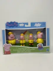 Peppa Pig Adventures Peppa's Family Rainy Day Rain Cost Figure 4-Pack Toy