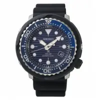在飛比找momo購物網優惠-【SEIKO 精工】PROSPEX愛海洋太陽能潛水橡膠腕錶(