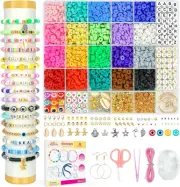 CPreppy Polymer Clay Beads with Charms Kit