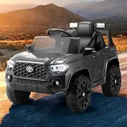 Toyota Kids Electric Ride On Car Tacoma Off Road Jeep Toy Cars Remote 12V Grey