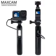 MAXCAM Battery Grip Charger Fill Light 2 in 1 for DJI Pocket 2/1 GoPro Hero 10 9