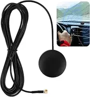 DAB Antenna Car, SMB Connection Digital DAB Car Radio Can be Used for Pioneer, Kenwood, JVC, Alpine, AiliTech 18 DBI Amplification for Signal Quality and Reception Strength with 3 m Extension Cable