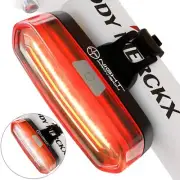 NP NIGHT PROVISION DUO-120 Red/White Strobe Back Rear Bike Light USB Recharge...