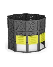 Large Compost Bin - 143 Gallon (540 L) Garden Composter with Better Aeration ...