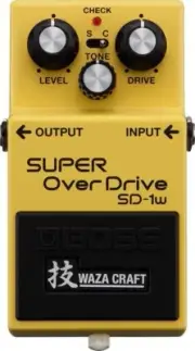 BOSS Effector SD-1W (J) SUPER OVER DRIVE WAZA CRAFT series Made in Japan New