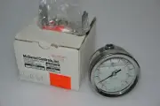 MCDANIEL CONTROLS 316SS K-2K-U-B 1/4" GLYCERIN -30"-0-200 PSI PRESSURE GAUGE NEW