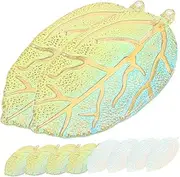 [UTHCLO] Natural Touch Acrylic Leaf Charms Pcs Craft Jewelry Charms for Diy Bracelets Necklaces