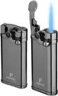 Torch Lighter 2 Pack Single Jet Flame Refillable Butane Torch Lighters Gas Light