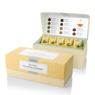 Tea Forte 20入金字塔型絲質茶包 - 饗茶集錦 Ribbon Box - Tea Tasting Assortment