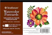 Strathmore Blank Watercolor Postcards pad of 15 (Package May Vary) (3)