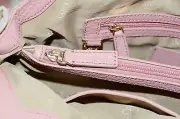 Cole Haan Light Village II Leather Shoulder Bag Blush Light Pink