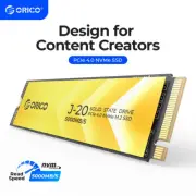 ORICO 512GB M.2 2280 NVMe SSD PCIe Gen4x3 4700 MB/s Internal Solid State Drive