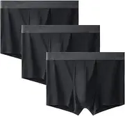 [Maiyifu-GJ] Men's Traceless Modal Underwear Cooling Cozy Trunks Breathable Solid Colour Boxer Briefs