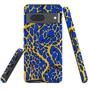 For Google Pixel 7 Tough Protective Cover, Blue Frog