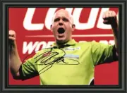 Michael Van Gerwen - DARTS CHAMP Signed - A4 PHOTO POSTER - GLOSS PRINT
