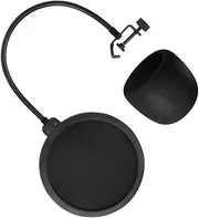Generic Mic Filter Wind Screen Mask Pop-up Screen for Microphone Non-piercing Mount Grade