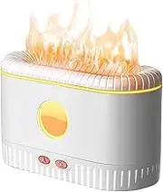 Flame Diffuser Humidifier - 200ml Colorful Flame Air Oil Diffuser Humidifiers | 7 Colors Changing Cool Mist Fragrance Machine for House Hotel Birthday SPA