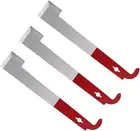 Stainless Steel Beekeeping Hive Tool Set - J Hook, 3 Pcs Bee Frame Lifter, an...