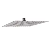 Gun Metal 12" Large Square Stainless Steel Bathroom Rainfall Shower Head Rose