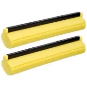 2 Pcs Roller Mop Head Sponge Cleaning Floor Mops Round Replacement