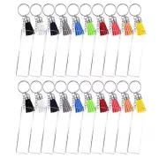 Acrylic Keychain Blanks Bulk Acrylic Ornament Blanks for Jewelry Making