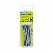 Zenith 10G x 75mm Zinc Plated Countersunk Head Wood Screw - 10 Pack