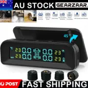 Car TPMS Solar Wireless Tire Tyre Pressure Monitor System LCD Tester+4 AU*