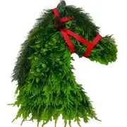 Christmas Horsehead Pine Needle Garland Decoration