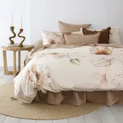 Bambury Poppy Quilt Cover Set Soft Touch Woven Home Decor Bedding