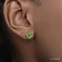 在飛比找蝦皮購物優惠-可愛insS925 moissanite earring 純