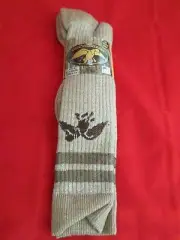 1 Pair Duck Commander 20% Merino Wool Tall Boot Socks 10-13 Made in USA