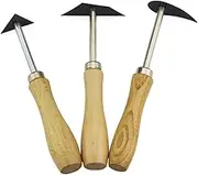 3-Piece Clay Sculpture Knife Set Pottery Fettling Tools Tungsten Steel Blades Ergonomic for Easy Handling