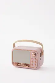 [Typo] Typo - Retro Wireless Speaker/Alarm Clock - Pink blossom SOLID PINK BLOSSOM