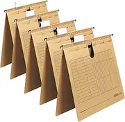 Herlitz A4 Hanging File - Buff (5 Pieces)