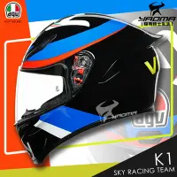 在飛比找Yahoo!奇摩拍賣優惠-義大利 AGV 安全帽 K-1 VR46 SKY RACIN