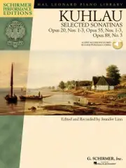 Kuhlau Selected Sonatinas Piano Classical Sheet Music Schirmer Book Online Audio