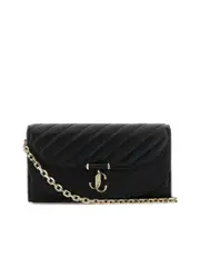 Jimmy Choo Avn Curve Wallet With Chain