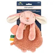 itzy ritzy, Itzy Lovey™, Plush Lovey With Silicone Teether, 0 Months+, Ana The Bunny, 1 Teether