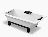 在飛比找Yahoo奇摩購物中心優惠-【麗室衛浴】美國 KOHLER Archer 獨立式鑄鐵浴缸