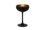 Stolzle Olympic Champagne Coupe 230ml Black/Gold X 6