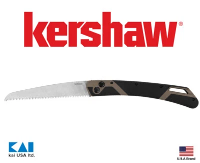 Kershaw Folding 2556 TASKMASTER SAW 2 Nickel-plated 7" Blade GFN Handle