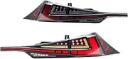 LED Tail Lights Compatible With Lexus IS250 IS300 IS350 IS200t ISF 2013-2020 Start Up Animation Sequential Facelift Lamps